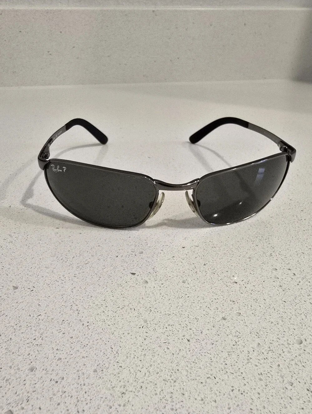 Vtg Ray-Ban Polarized Vintage Men's Flight Wrap Sunglasses